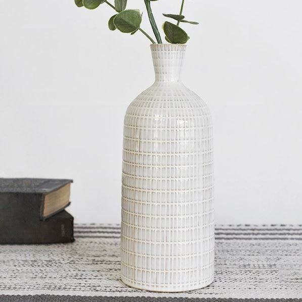 Skinny Stripe Vase The Faded Farmhouse