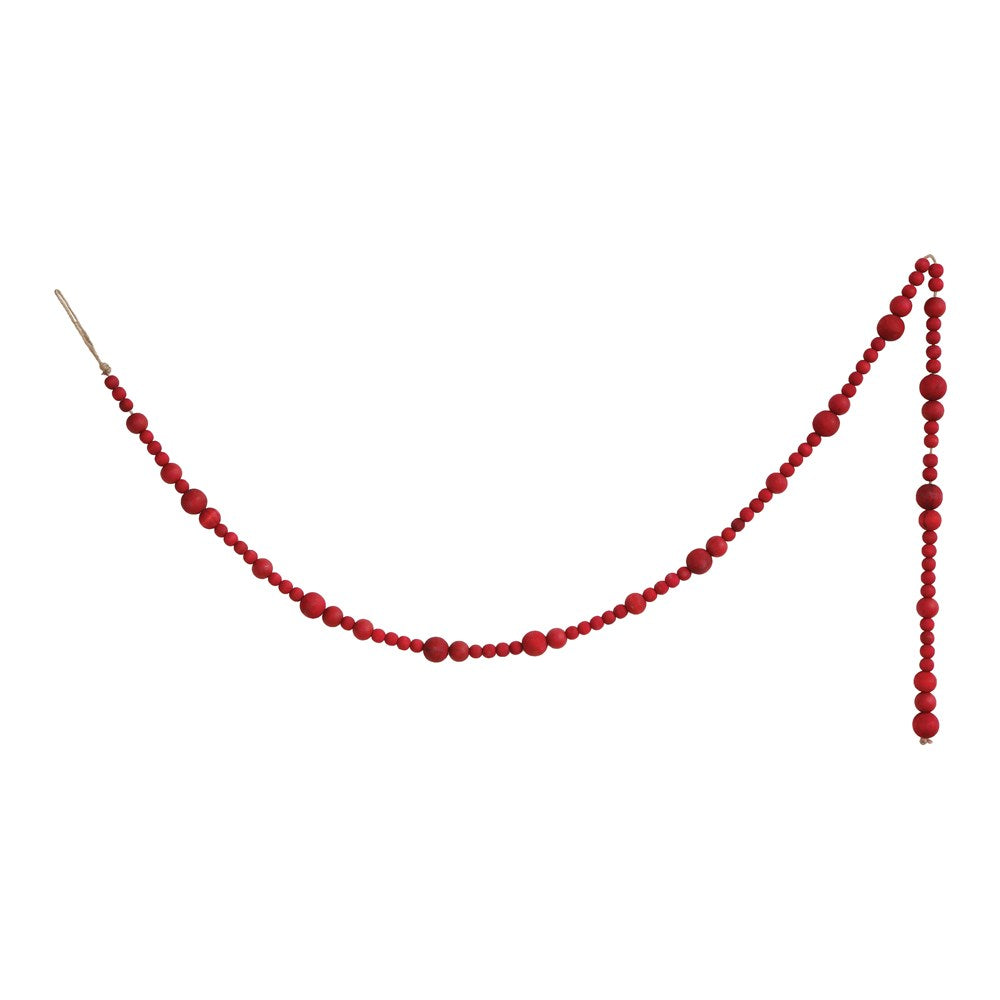 Red Beaded Garland